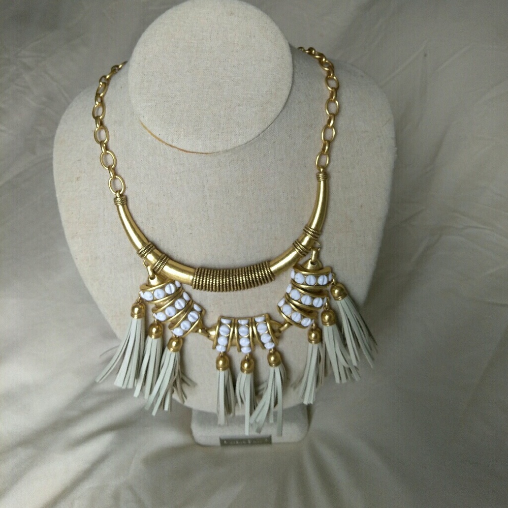 Tribal tassle necklace