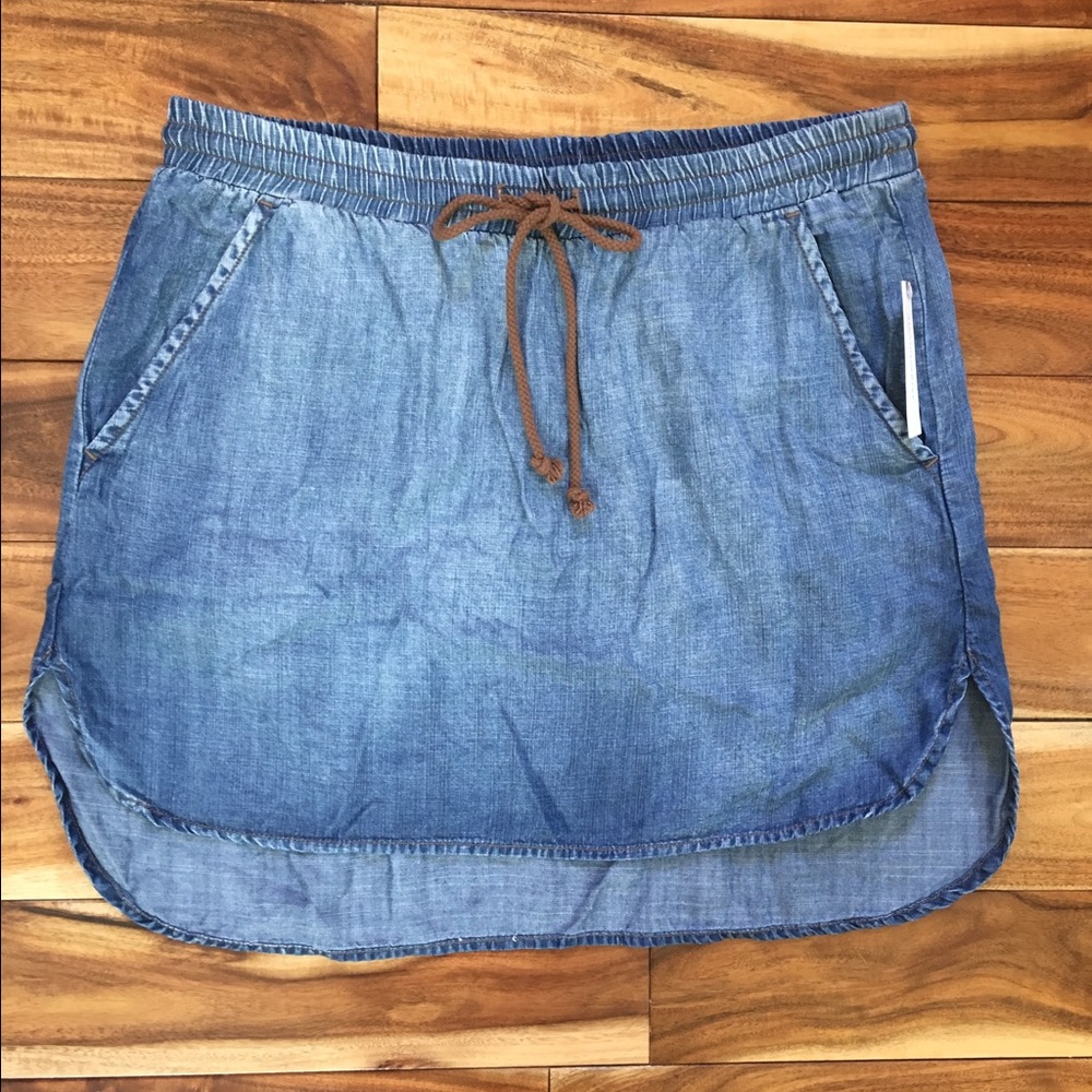 Anthropologie Cloth and Stone Denim Skirt