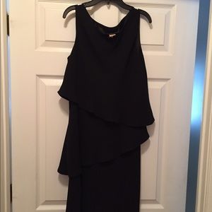 Black layered dress