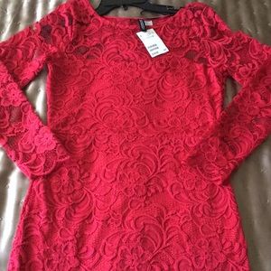 Red Lace Dress