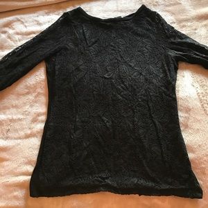 Lace sleeve top