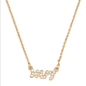 Kate Spade Say Yes Pave Mrs Necklace