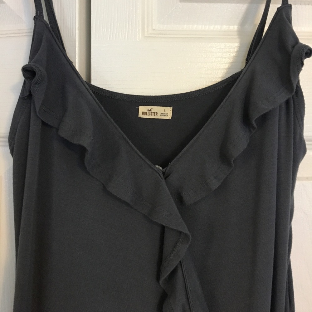 Grey Hollister Wrap Dress