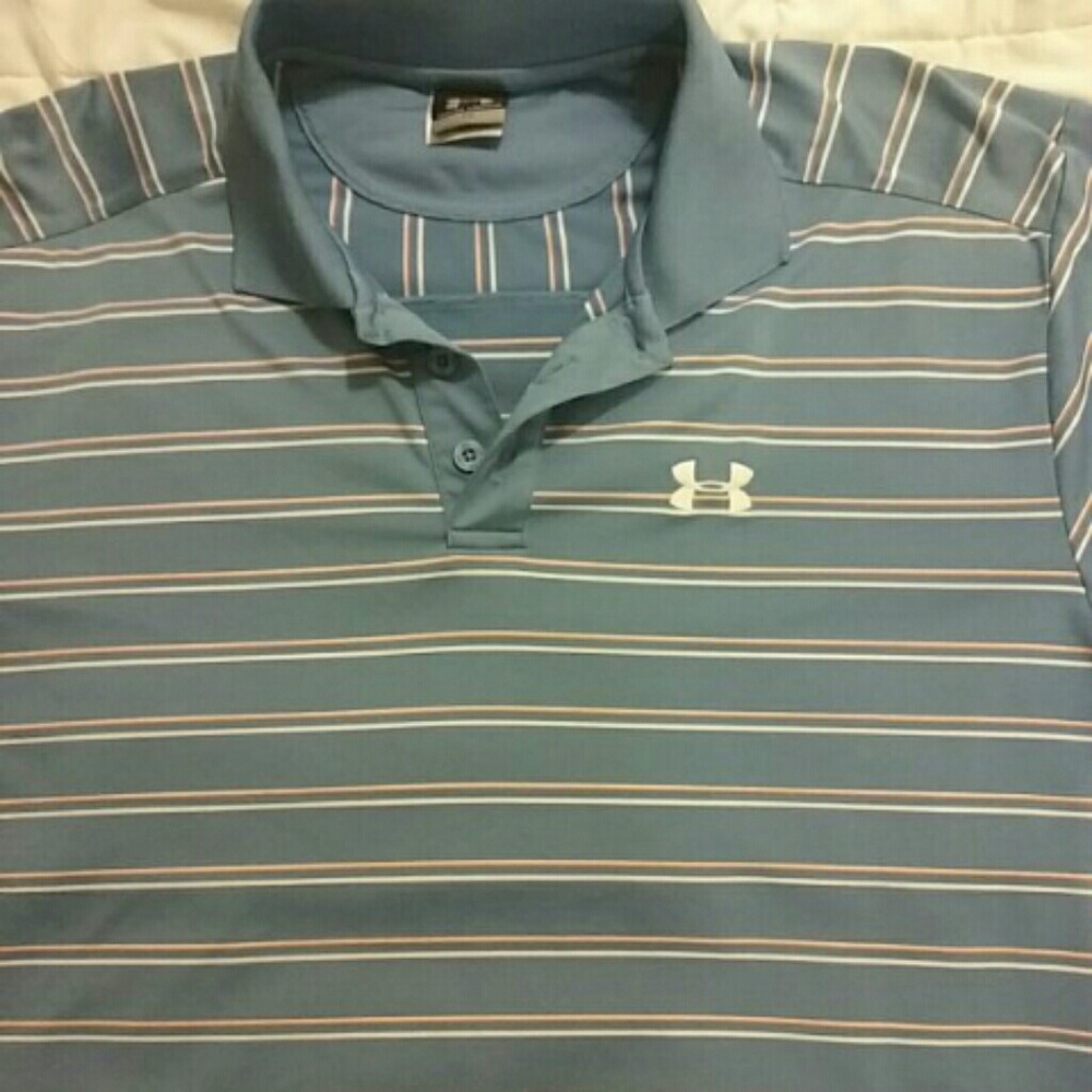 NEW Mens Under Armour collared t shirt