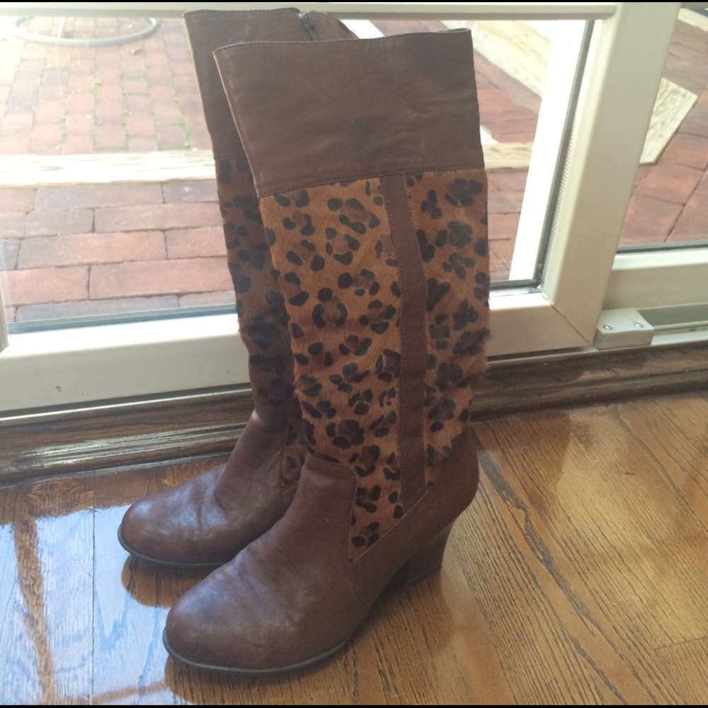 Børn Cheetah Print Boots