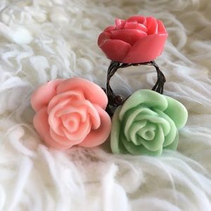 Set of 3 Vintage-Victorian INSPIRED Rings. NWOT.