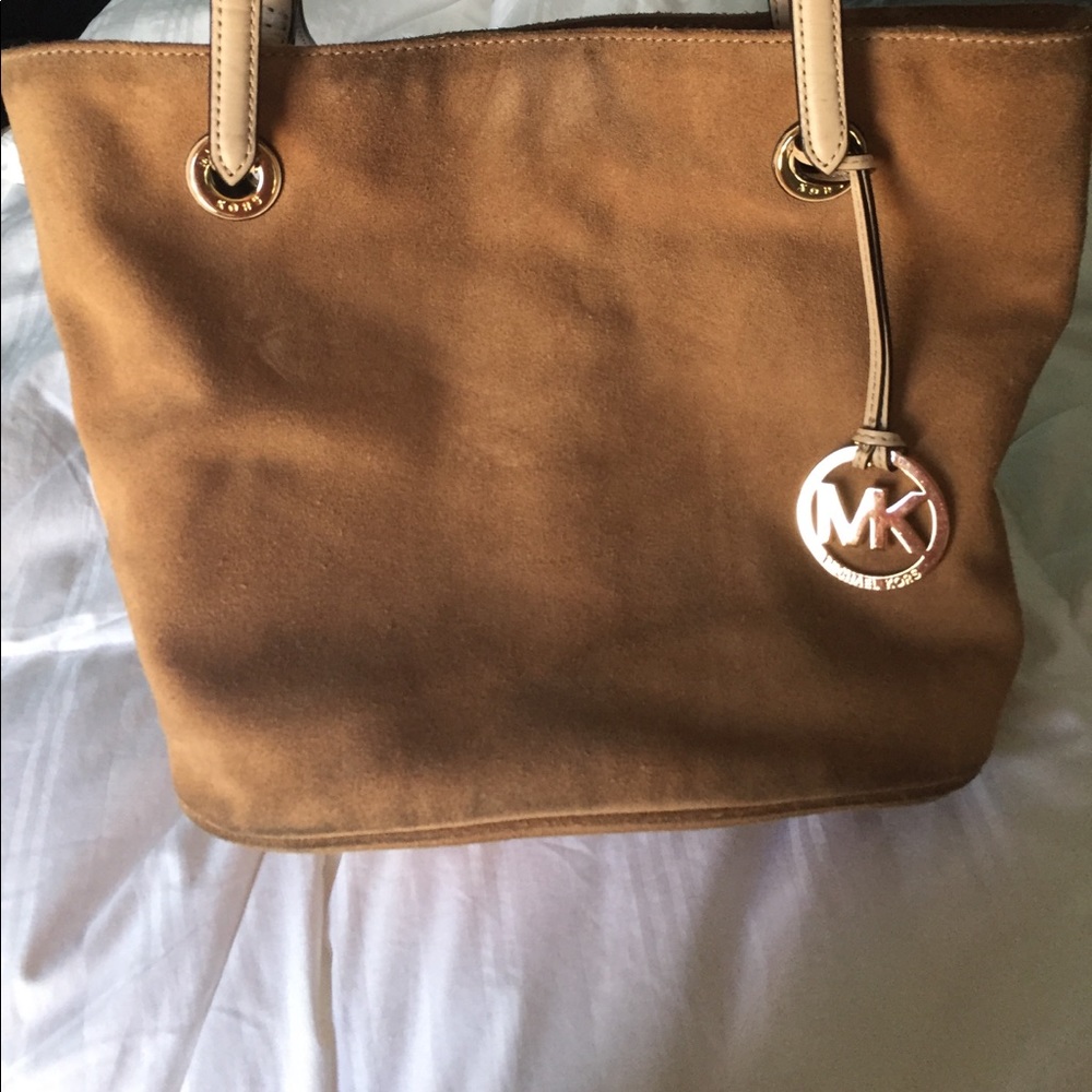 Michael Kors suede leather purse