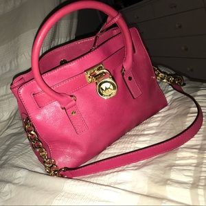 hot pink mk bag