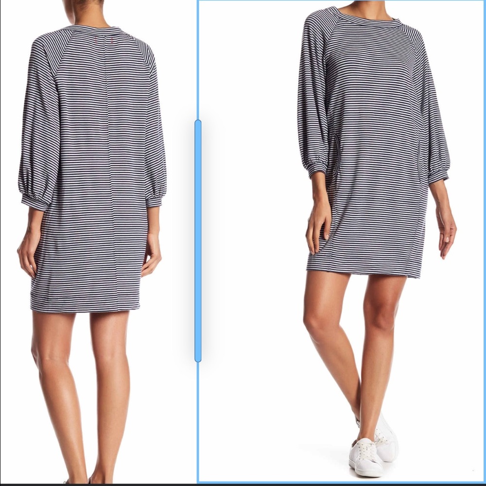 Maxi Studio Long Sleeve French Terry Dress