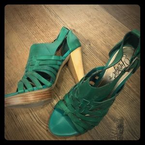 Platform Woven Sandal