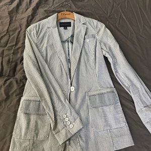 Banana republic seer sucker blazer
