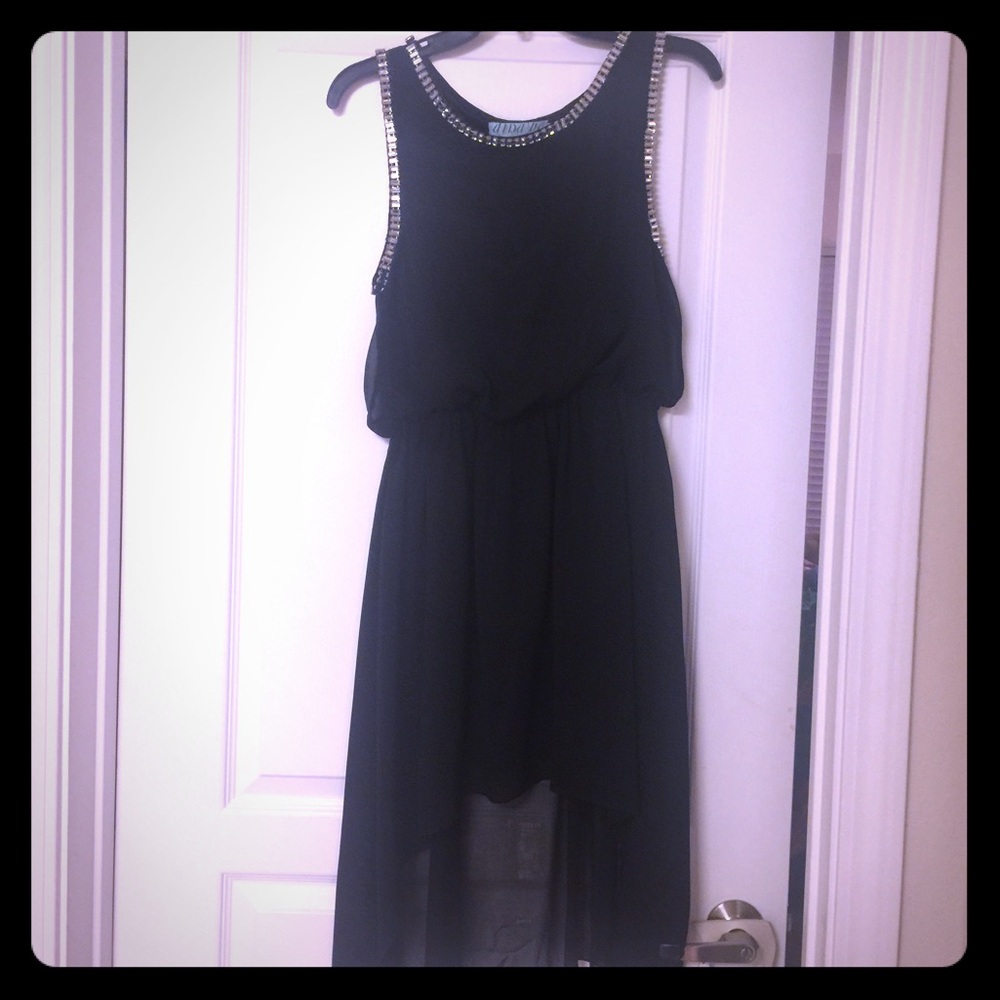 Black cocktail dress