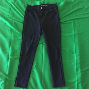 AE 360 super stretch black hi-rise jegging 10