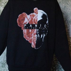 Panic! At The Disco Flowers And Skull Sweatshirt