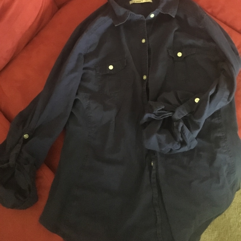 OLD NAVY button up tee