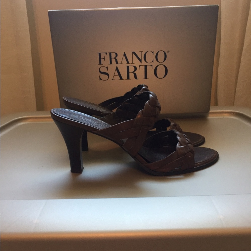 Dark Brown sandals by Franco Sarto
