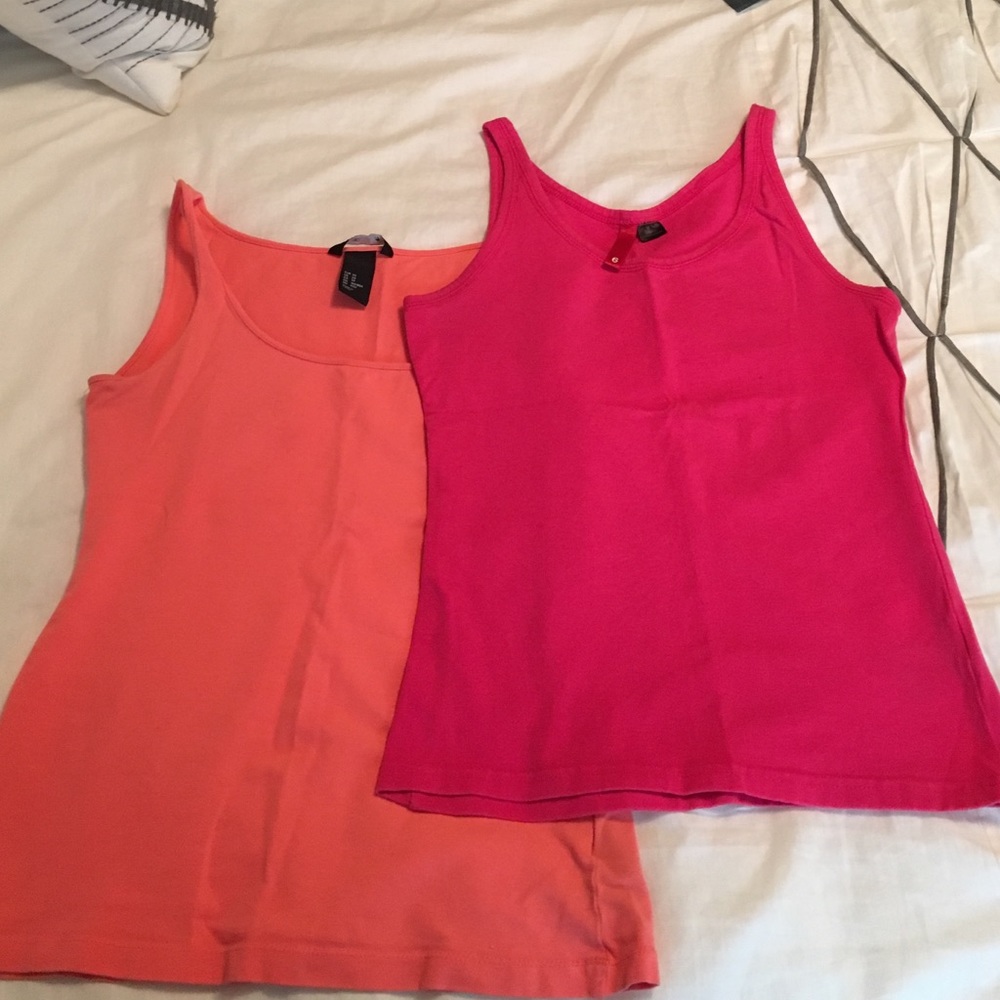 H&M basic sleeveless shirts (3)