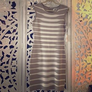 Stylish midi Calvin Klein bandage dress