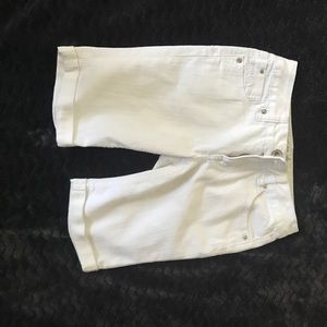 White Justice shorts