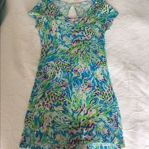Lilly Pulitzer Daniella T Shirt Dress Sea Soirée