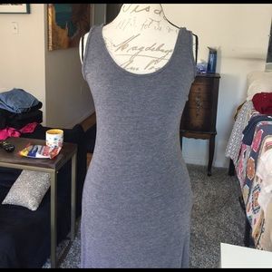 Grey maxi dress