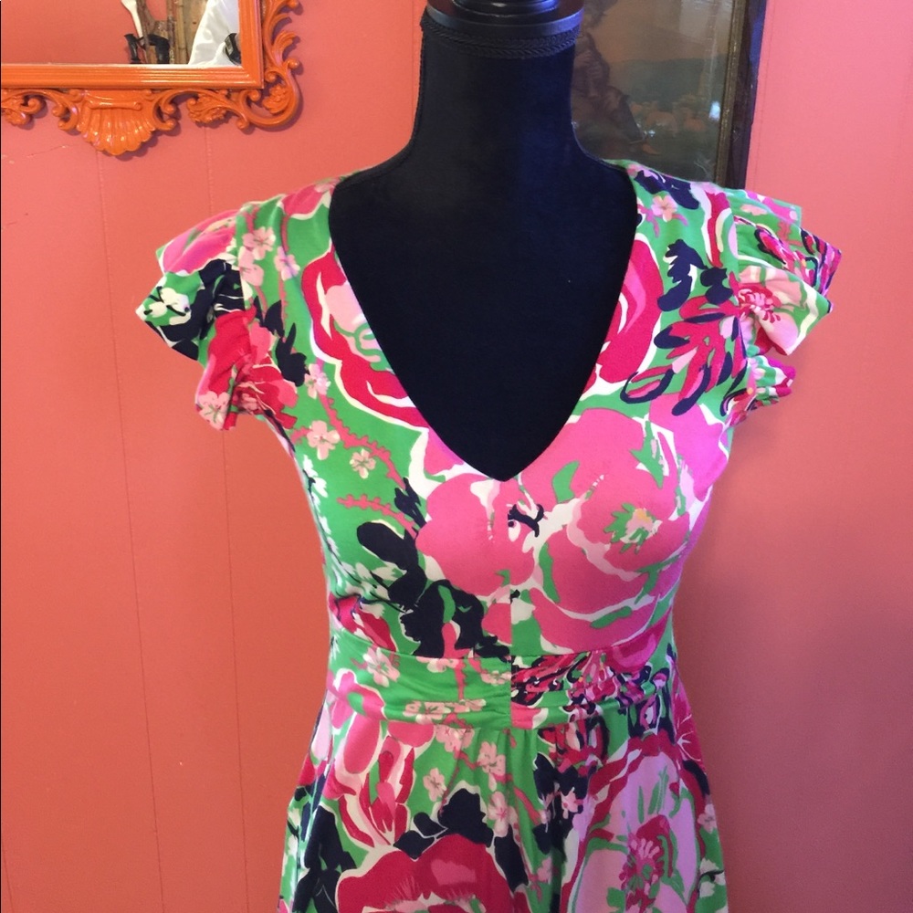 Lilly Pulitzer Silk Cotton Fine Knit Dress. Size S