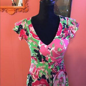 Lilly Pulitzer Silk Cotton Fine Knit Dress. Size S
