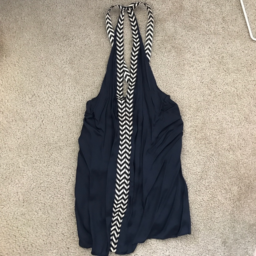 Elizabeth and James halter dress