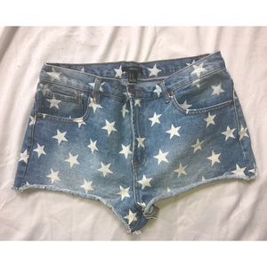 Forever 21 high wasted star shorts