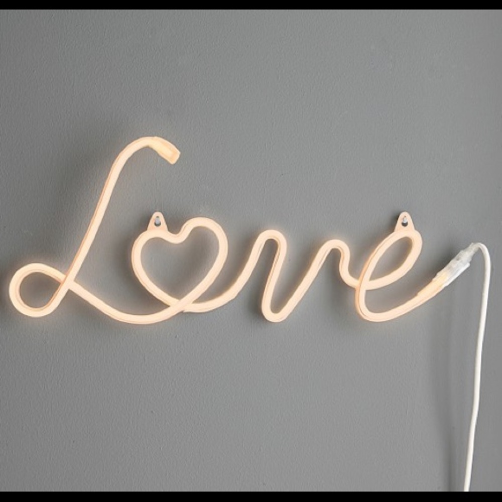 "Love" Neon Wall Art
