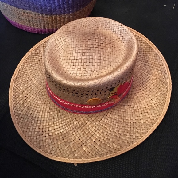Vintage Borsalino straw hat
