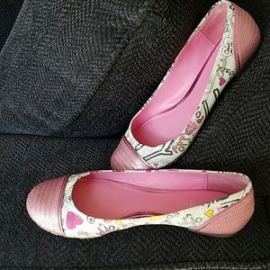 Cute COACH Poppy flats, size 8