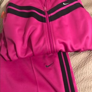 Nike jog set.