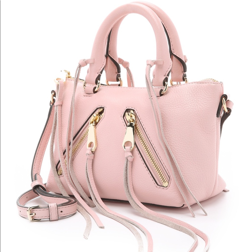 NWT Micro Moto Satchel in baby pink