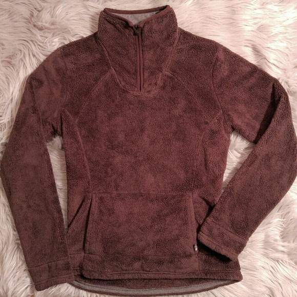 The North Face Jackets & Blazers - The North Face Brown Microfiber Kangaroo Pocket