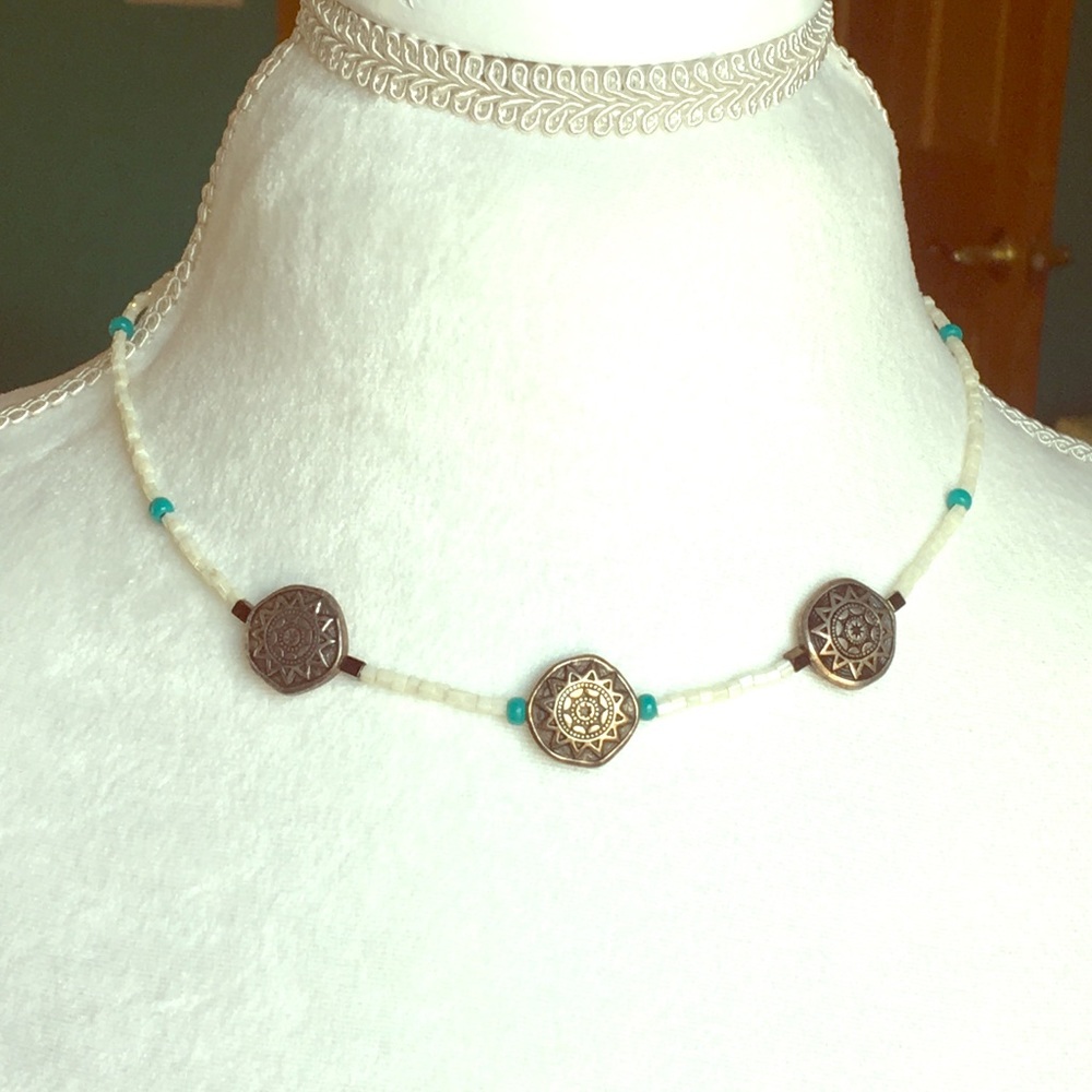 Beaded Necklace 🌻Boho/Hippy/Aztec
