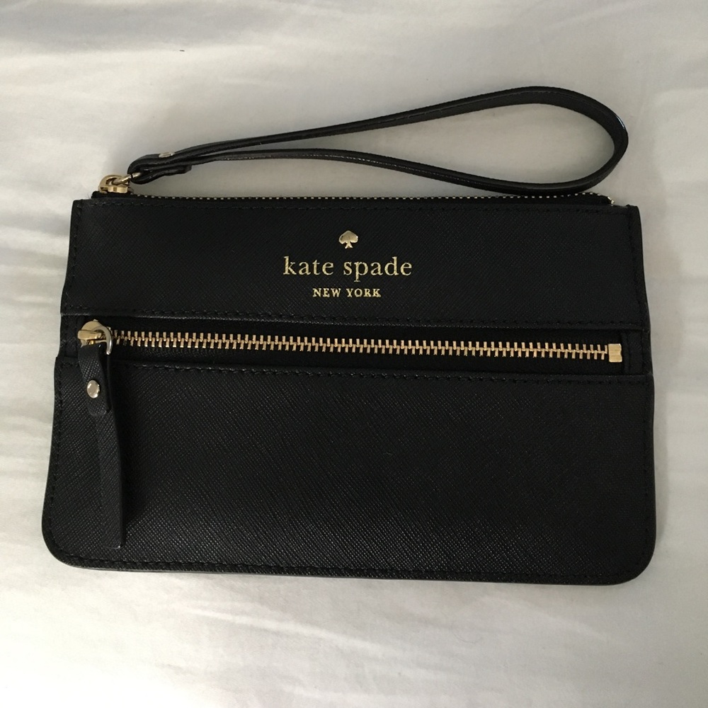 Kate Spade Black Wristlet