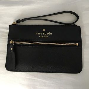 Kate Spade Black Wristlet