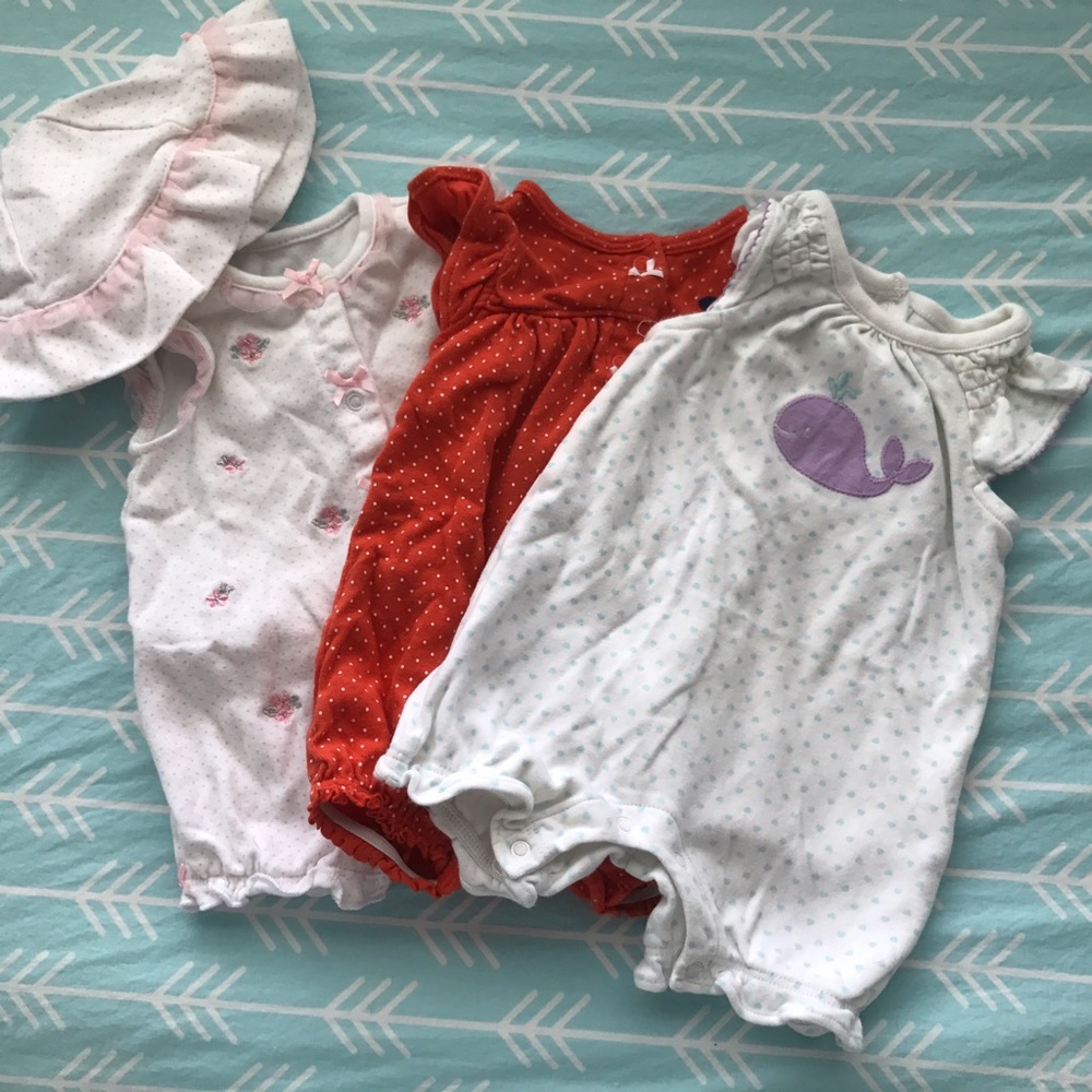 Baby girl romper bundle 🎀🎀🎀