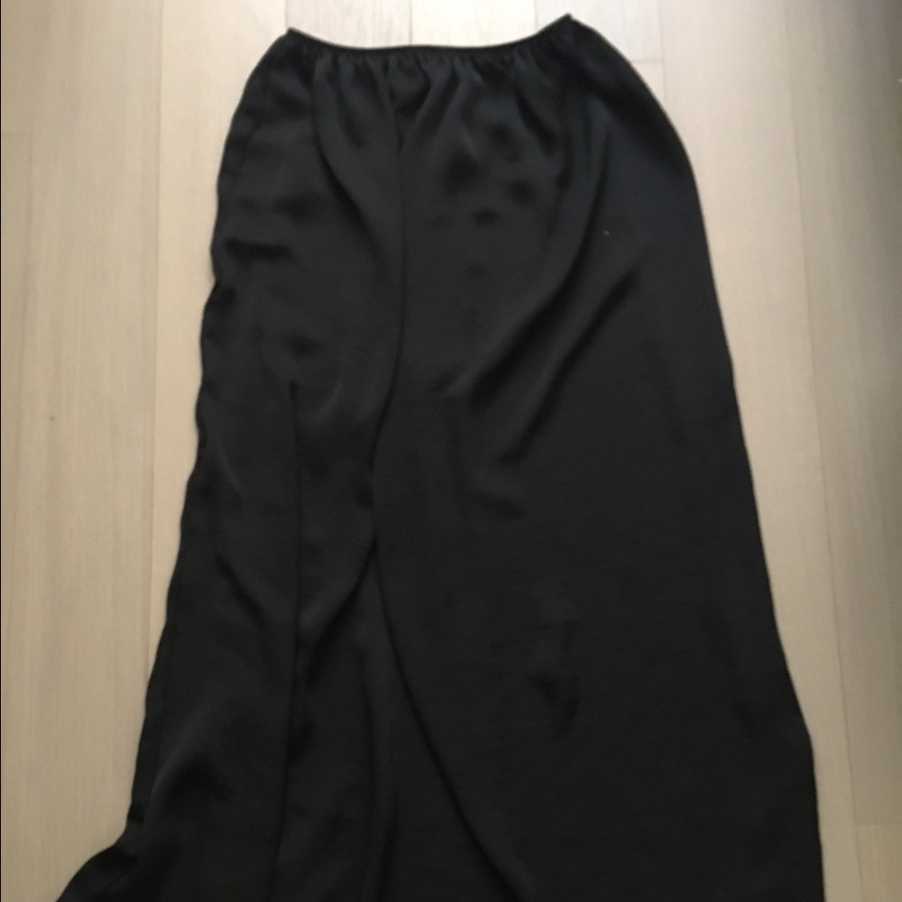 AQUA for Bloomingdales black maxi skirt