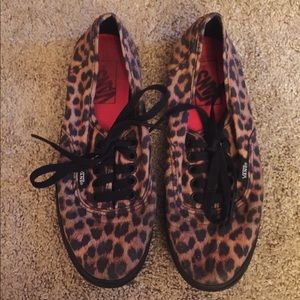Cheetah Print Vans