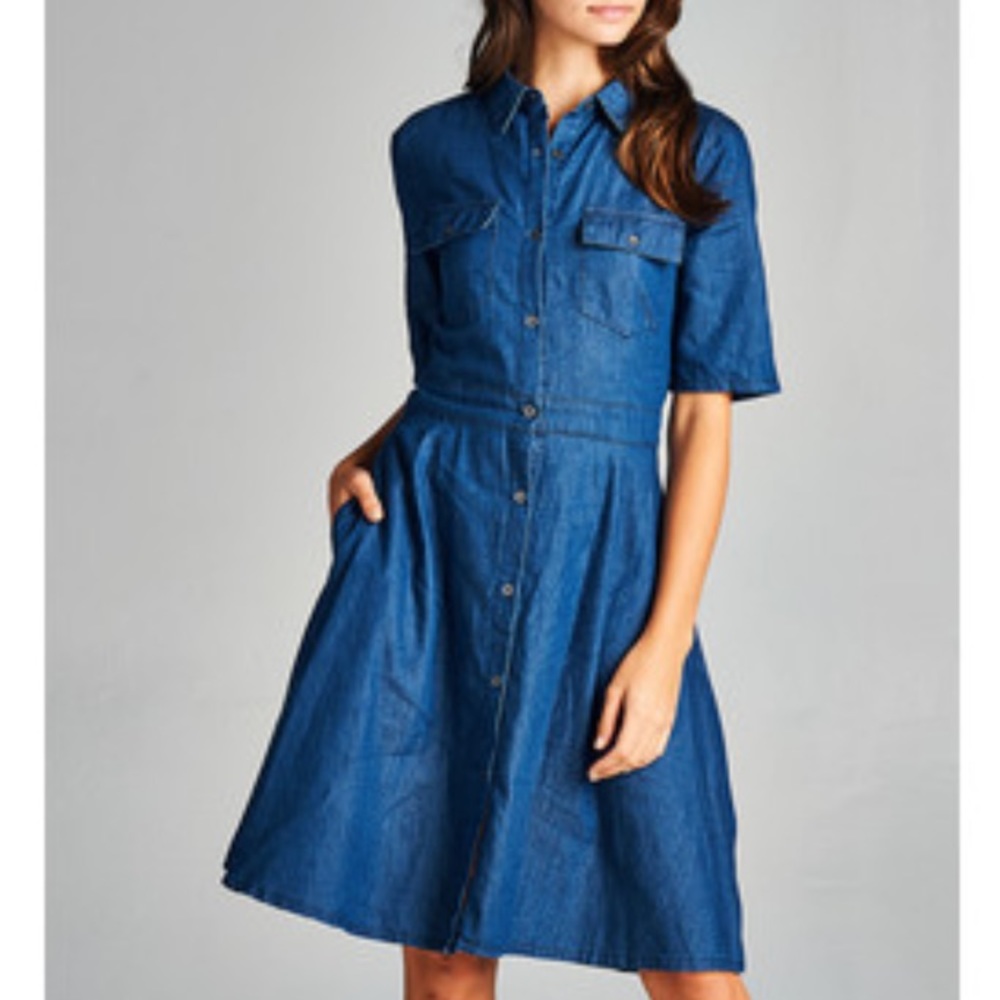 Ralph Lauren Classic Shirtdress - Picture 2 of 4