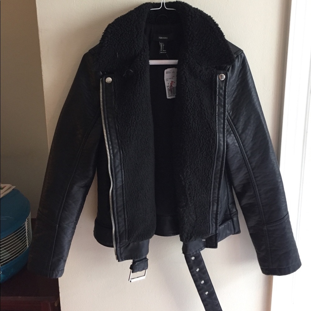 Black Moto Leather Jacket