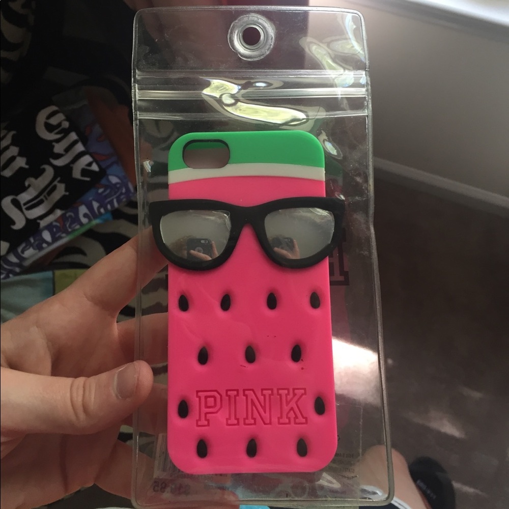 neon watermelon VS PINK iphone 5/5s phone case