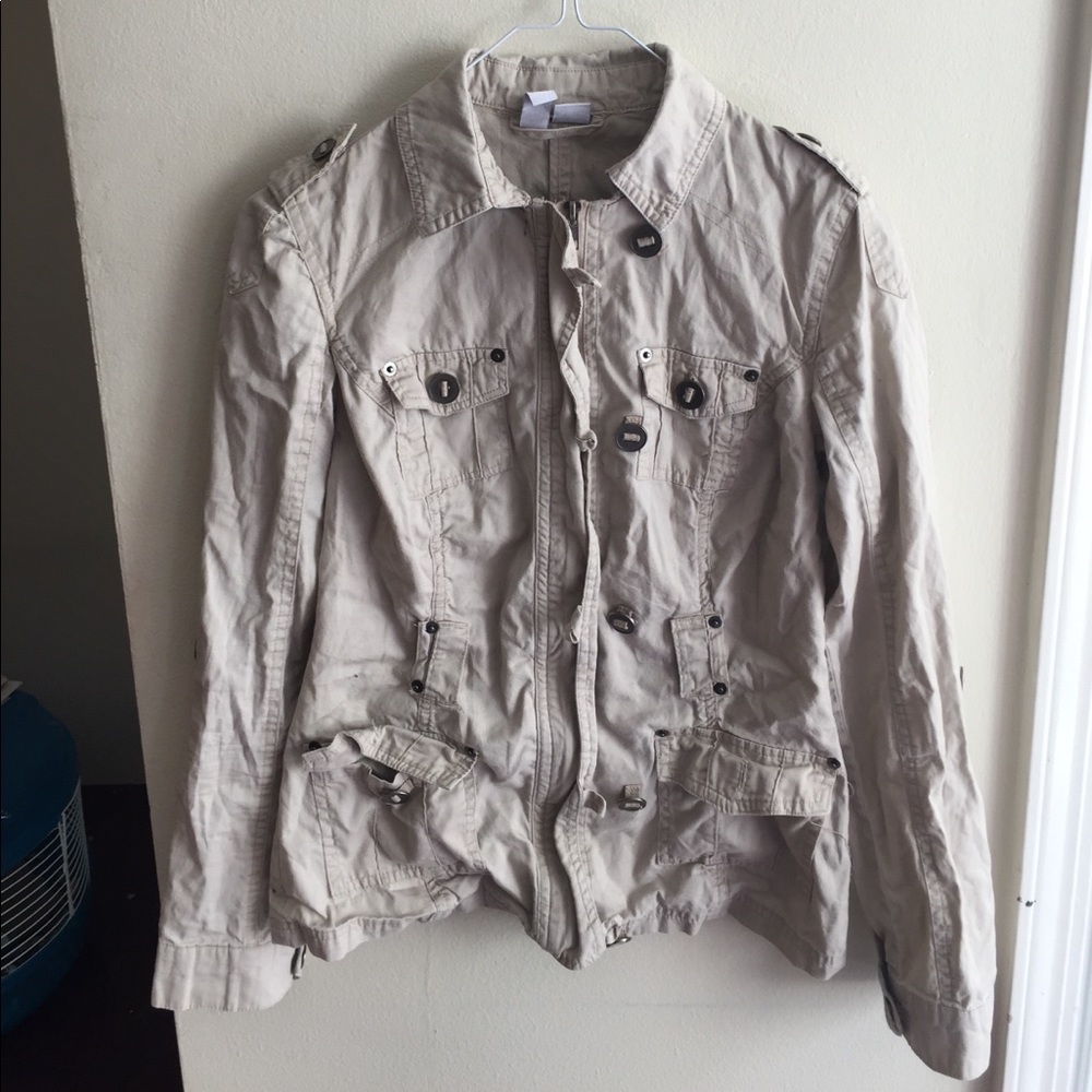 Khaki Military Jacket