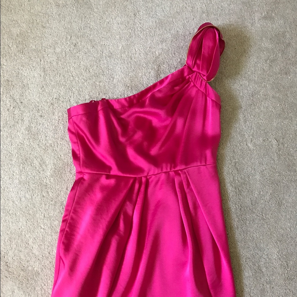 BCBG MaxAzria Size 4 Hot Pink formal dress