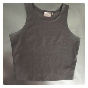 black crop top