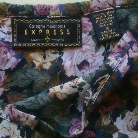Two-tiered Floral Chiffon Skirt from Express - Picture 3 of 3