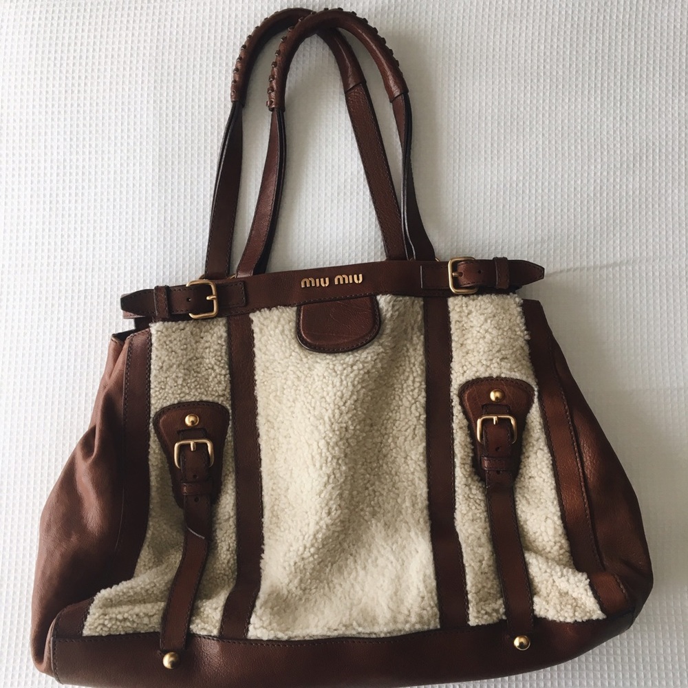 Miu Miu Authentic Shearling Purse