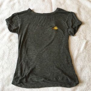 Wet Seal Grey Shirt with Banana Emblem